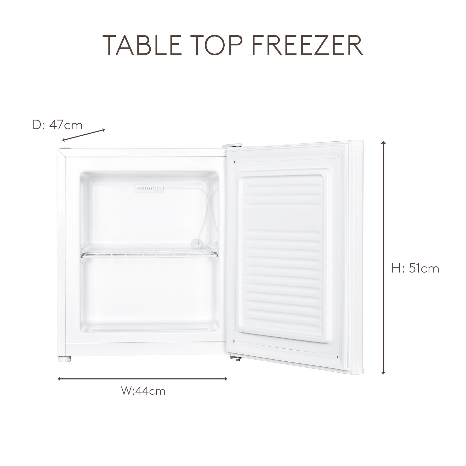 HZ59W-E Table Top Freezer Refrigerators Haden