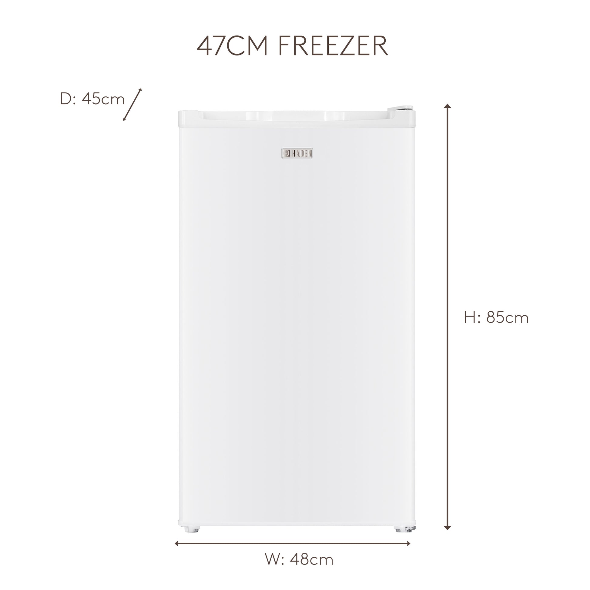 HZ765W-E 47cm Freezer Refrigerators Haden