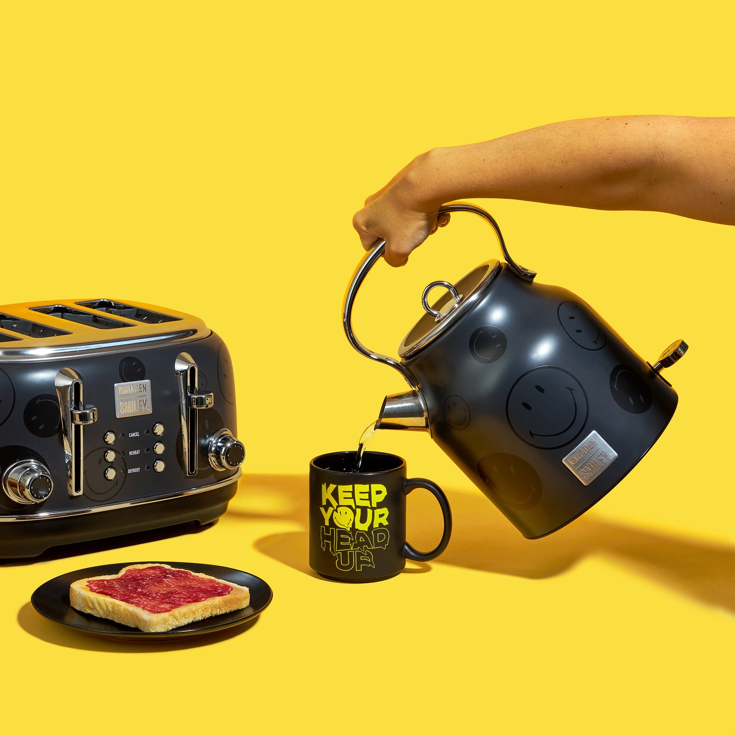 Haden x SMILEY Bundle Kettle & Toaster Bundle Haden