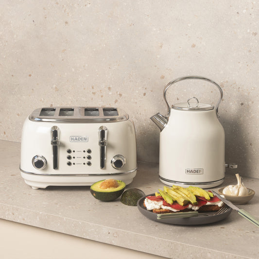 Haden Heritage Ivory Kettle and Toaster Bundle Bundle Haden