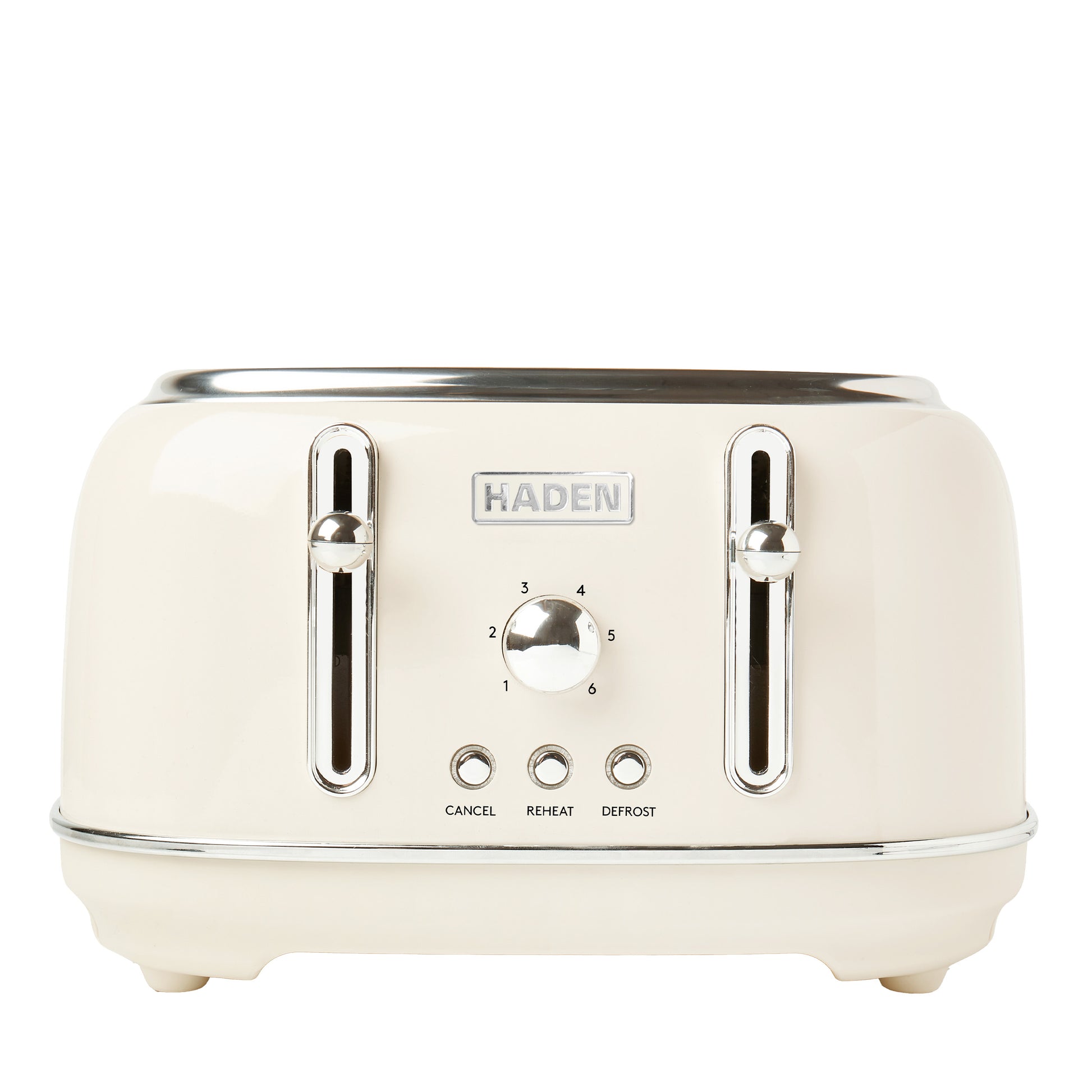 Haden Highclere Cream 4 Slice Toaster Toasters Haden