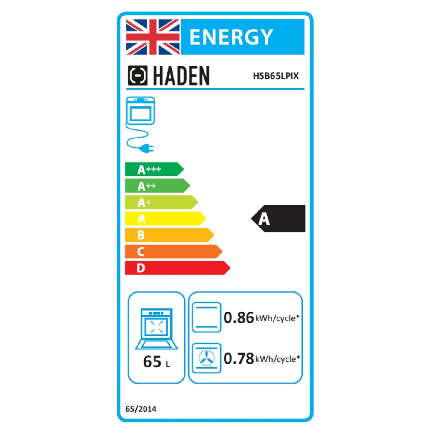HSB65LPIX Built-In Single Oven Ovens Haden