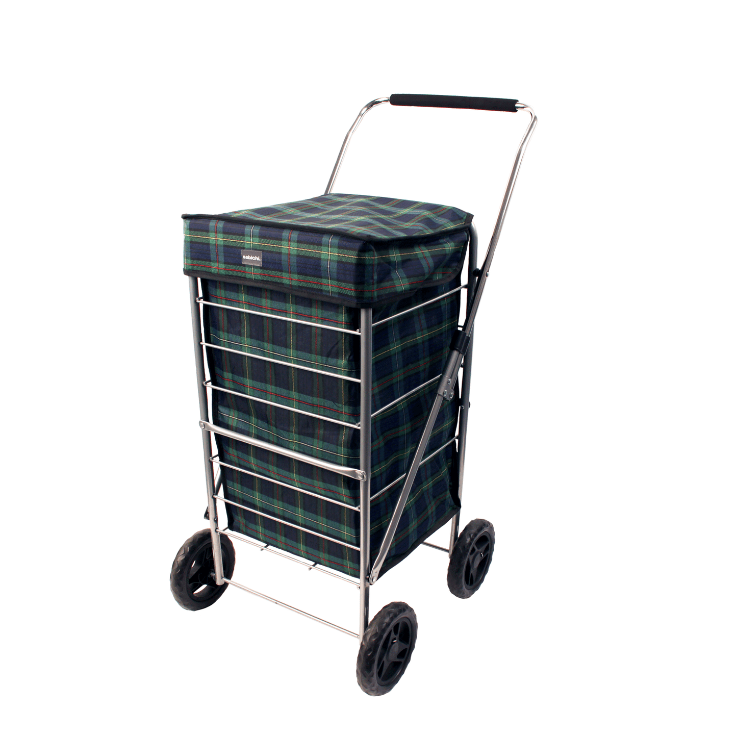 Angus Tartan Check 4 Wheel Shopping Trolley Shopping Trolleys Sabichi Homewares Ltd