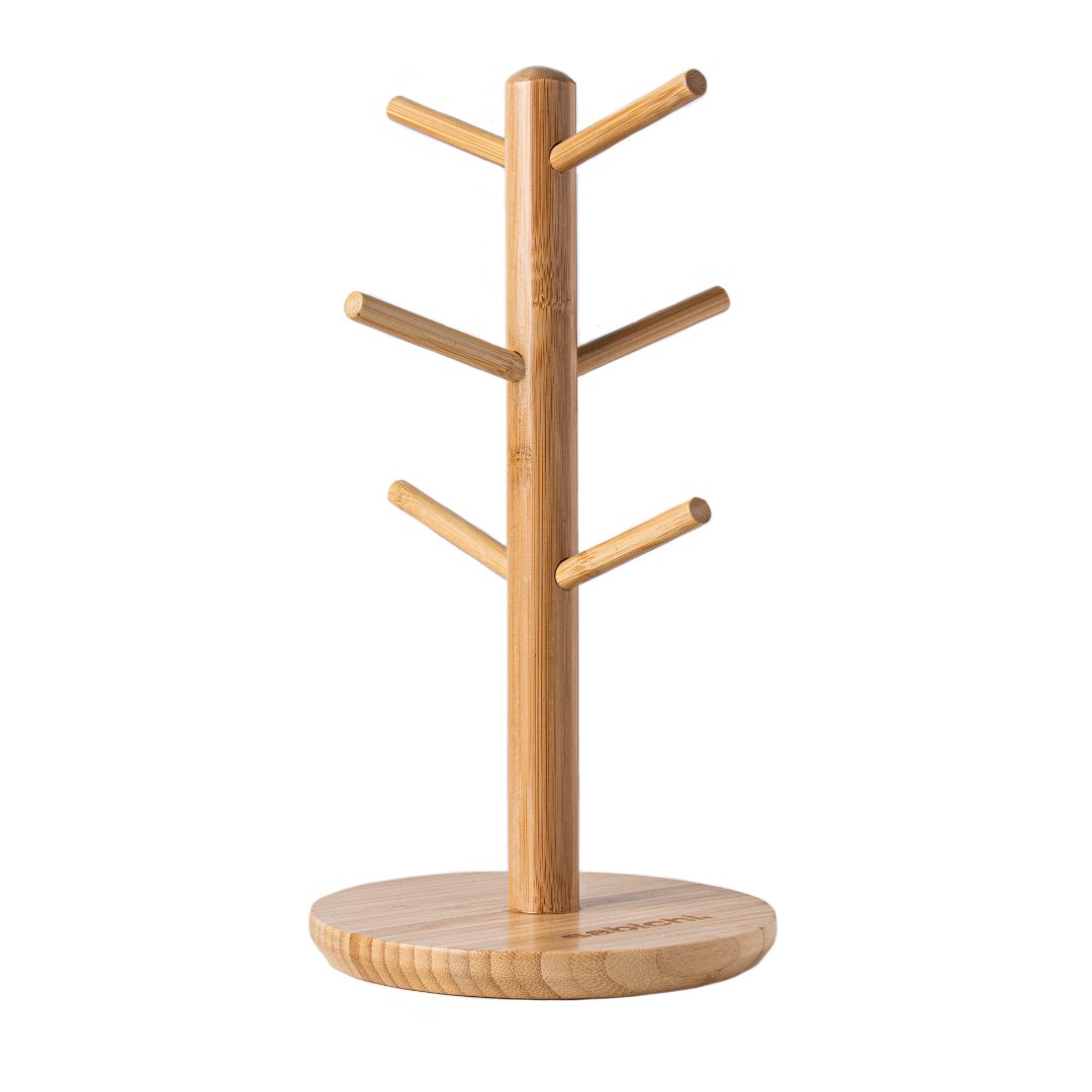 Bamboo Mug Tree Kitchen Sabichi Homewares Ltd Brown