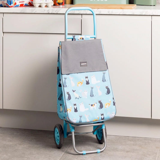 Crazy Cats Shopping Trolley Sabichi