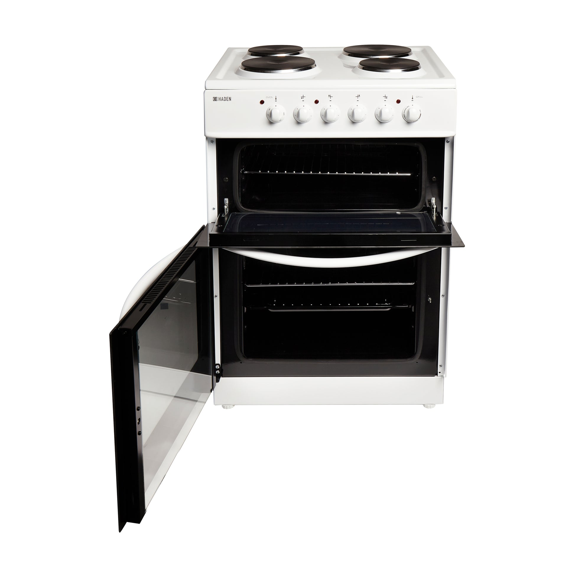 HEST60W 60cm Twin Cavity Ceramic Oven electric cooker Haden