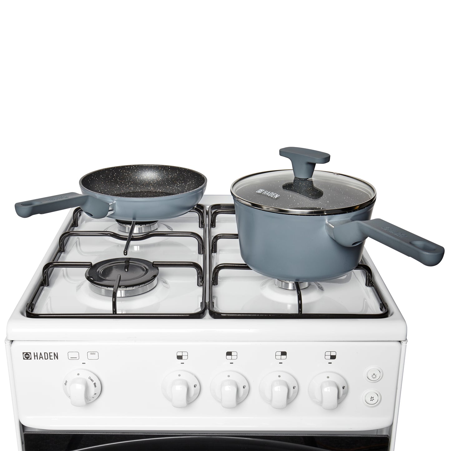 HGS50W 50cm 52-Litre Single Cavity Gas Cooker Haden