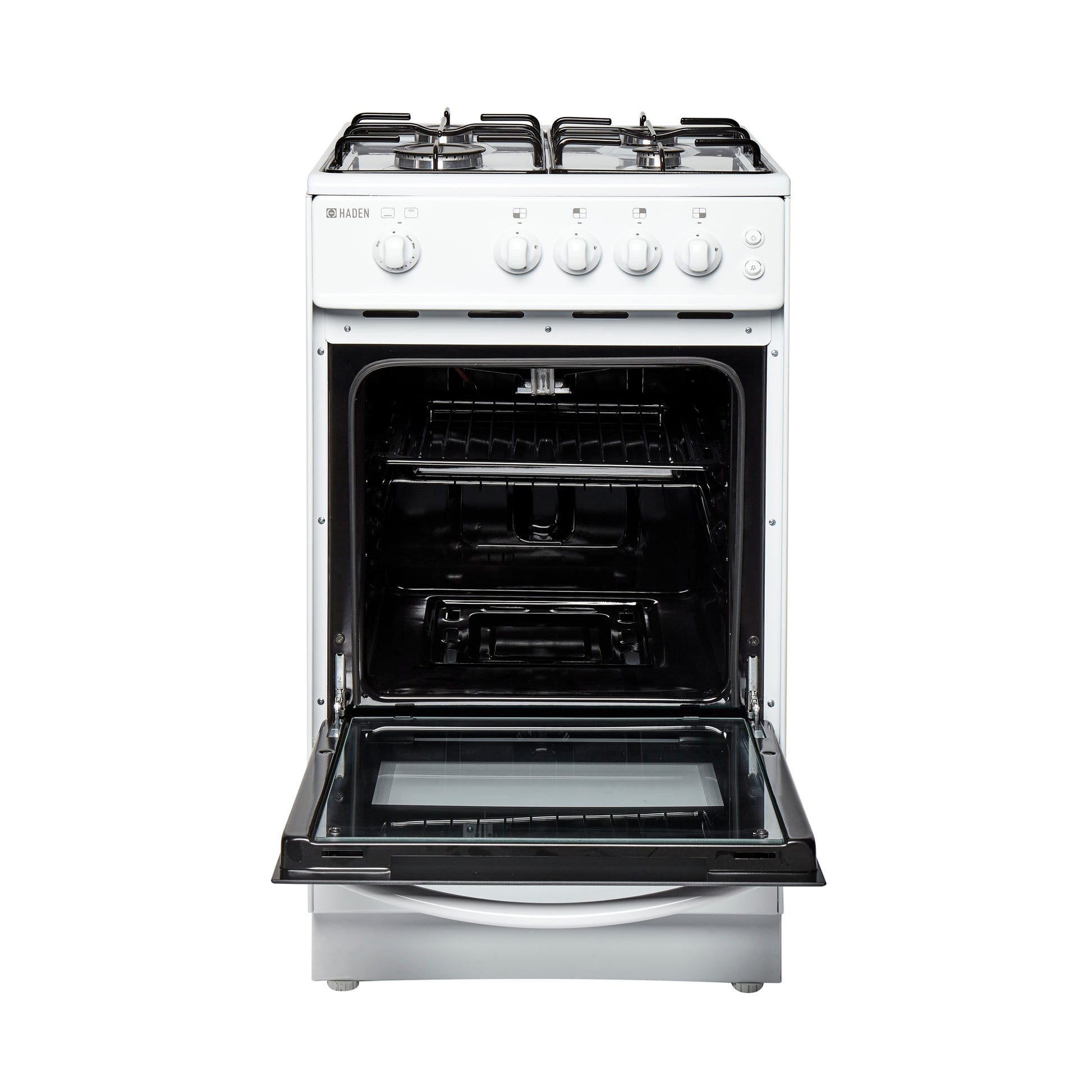 HGS50W 50cm 52-Litre Single Cavity Gas Cooker Haden