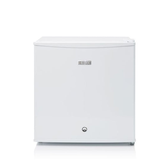 Haden White HR50W Tabletop Compact Fridge with Lock Refrigerators Haden