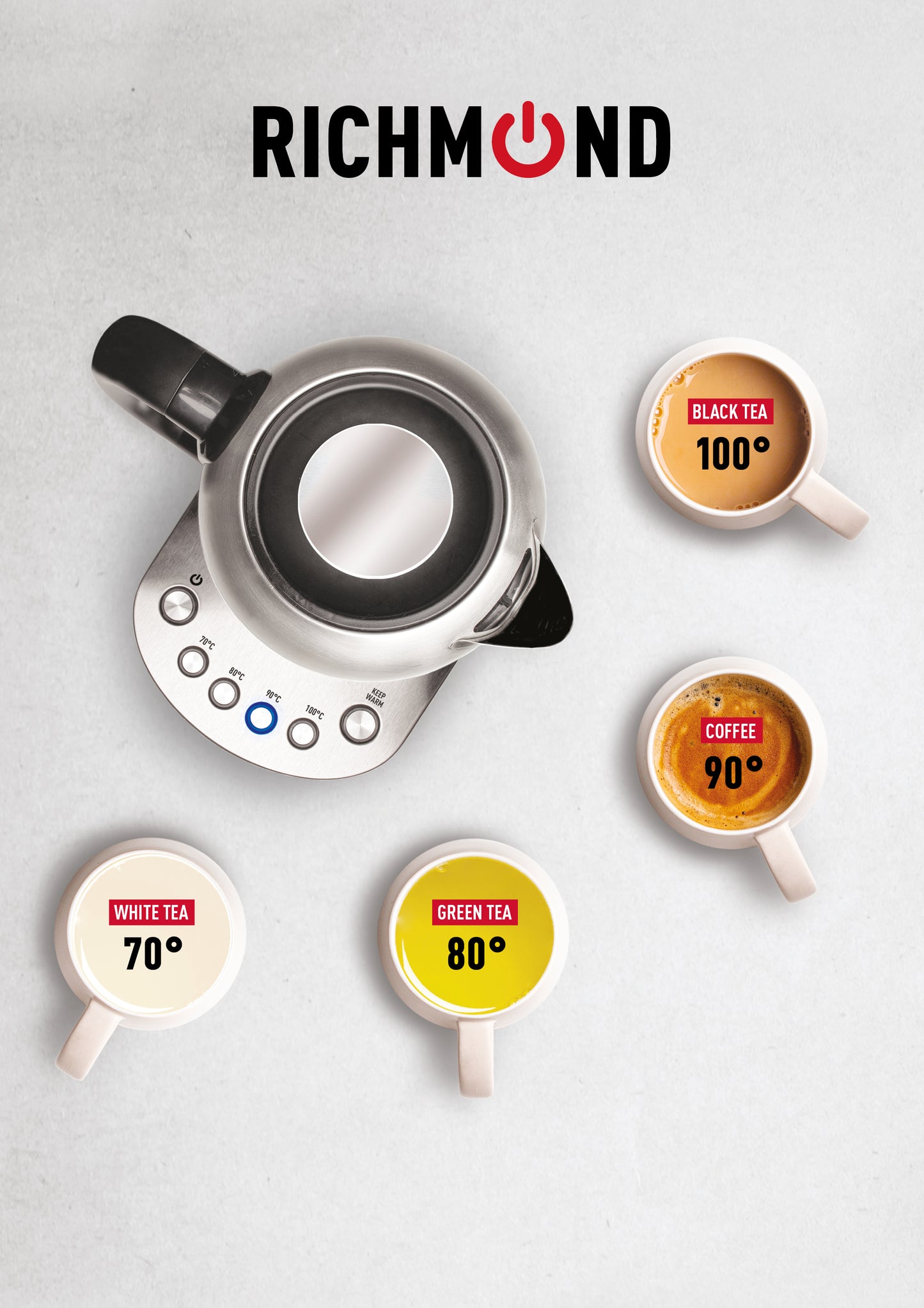 Haden Richmond Variable Temperature Kettle Electric Kettles Haden