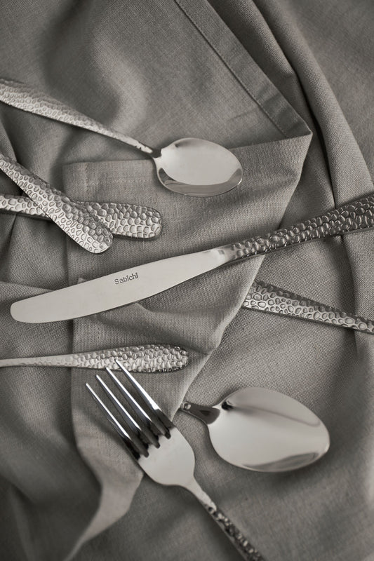 Hammered 16pc Cutlery Set Dining Sabichi Homewares Ltd