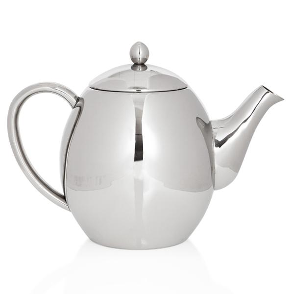 Savoy Stainless Steel Teapot - Tea and Whimsey