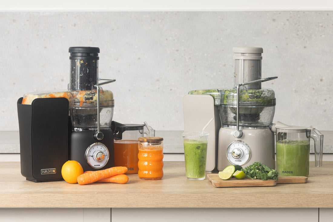 New: Juice, Made Simple with the 1L Juicer in Black & Putty