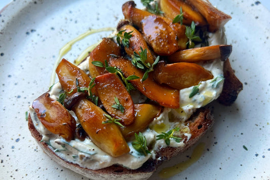 Mushroom and Ricotta Toast