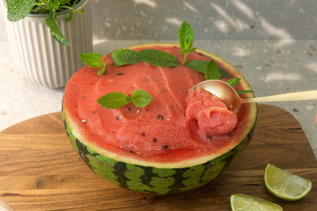 1- Minute Watermelon Sorbet