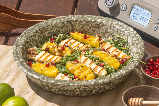 Grilled Halloumi & Pineapple Salad