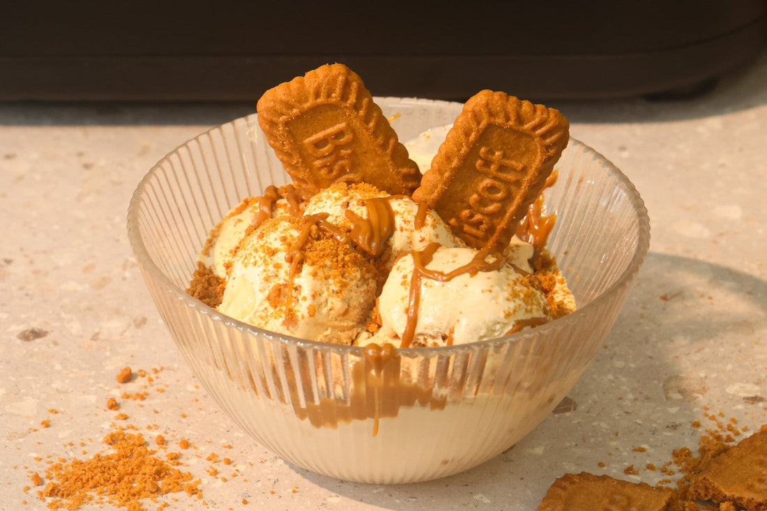 Homemade Biscoff Ice Cream