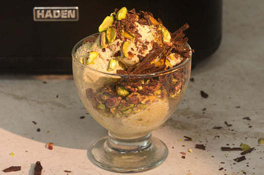 Homemade Pistachio Ice Cream