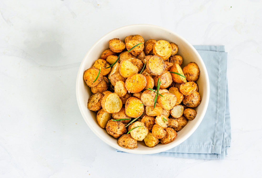 Air Fryer Crispy Roast Potatoes