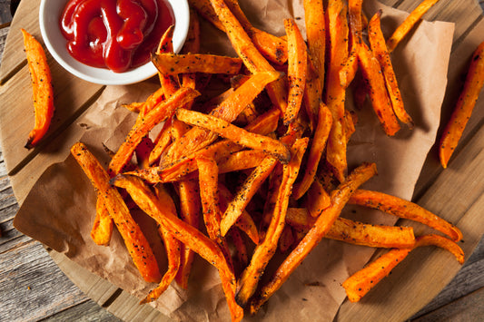 Maple-Glazed Sweet Potato Fries