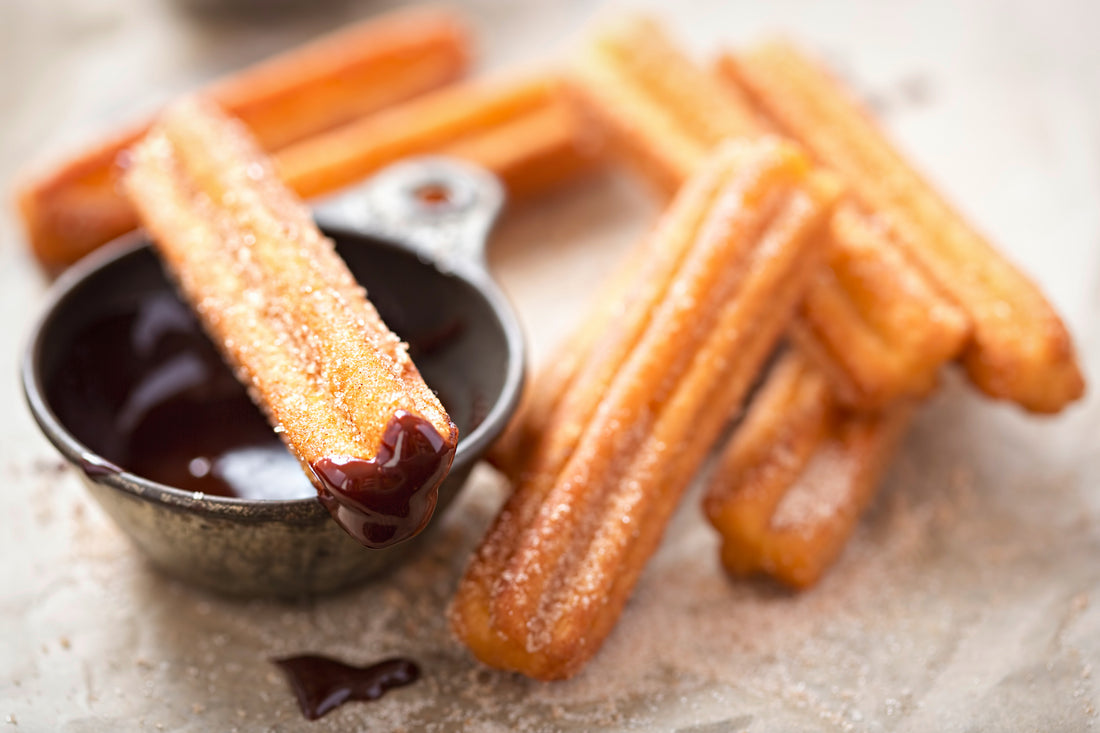 Air Fryer Chocolate Churros