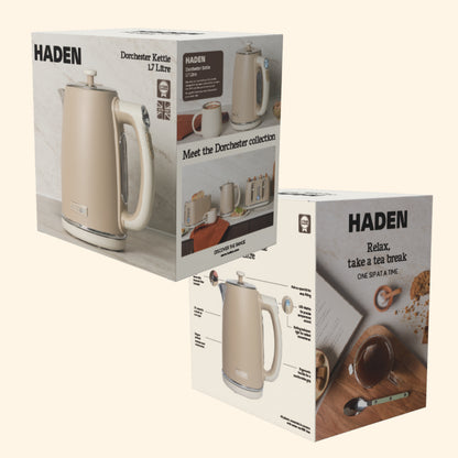 Haden Dorchester Digital Variable Temperature Kettle Cashmere Beige Electric Kettles Haden