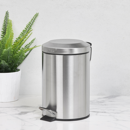 Brushed Steel 3ltr Pedal Bin Bathroom Sabichi Homewares Ltd