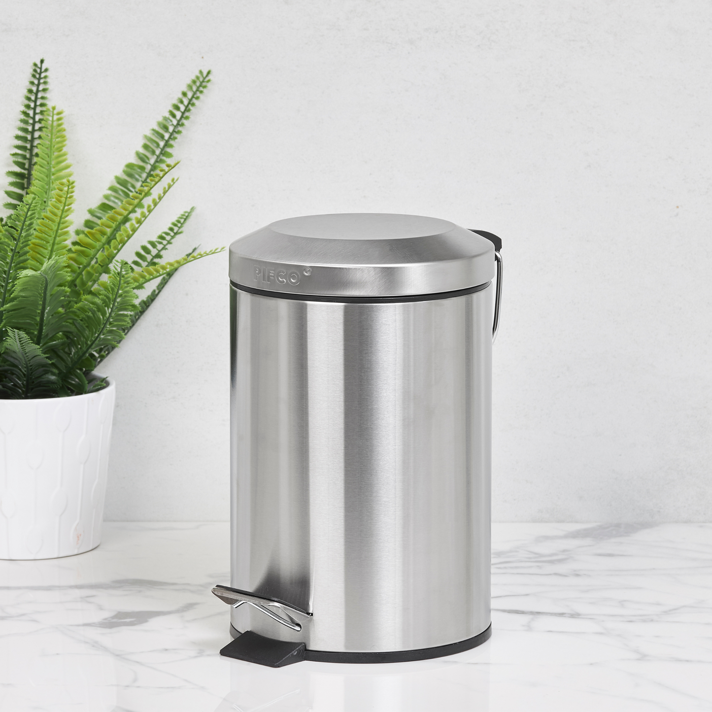 Brushed Steel 3ltr Pedal Bin