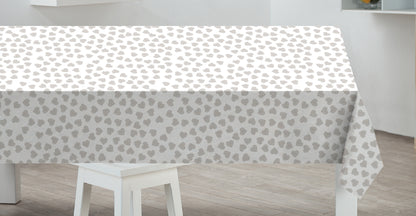 Hearts PVC Tablecloth Dining Sabichi Homewares Ltd