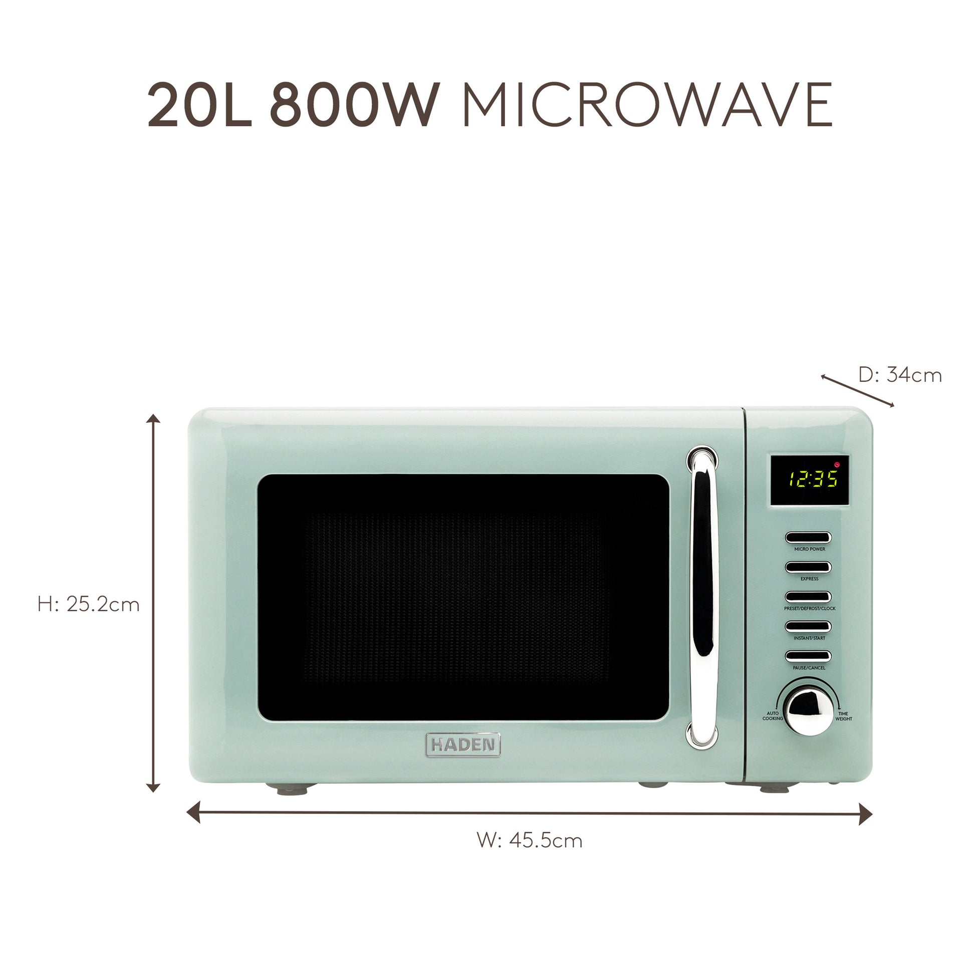 Haden Cotswold Sage Microwave Microwave Ovens Haden