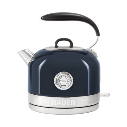 Haden Jersey Steel Blue Kettle Electric Kettles Haden