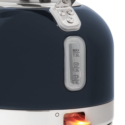 Haden Jersey Steel Blue Kettle Electric Kettles Haden