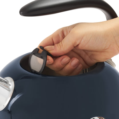 Haden Jersey Steel Blue Kettle Electric Kettles Haden
