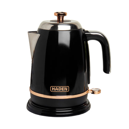 Haden Salcombe Black and Copper Kettle Electric Kettles Haden