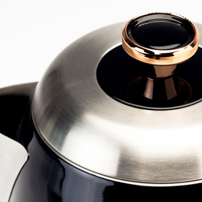 Haden Salcombe Black and Copper Kettle Electric Kettles Haden