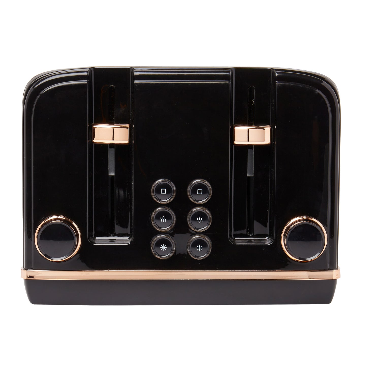 Haden Salcombe Black and Copper 4 Slice Toaster Toasters Haden