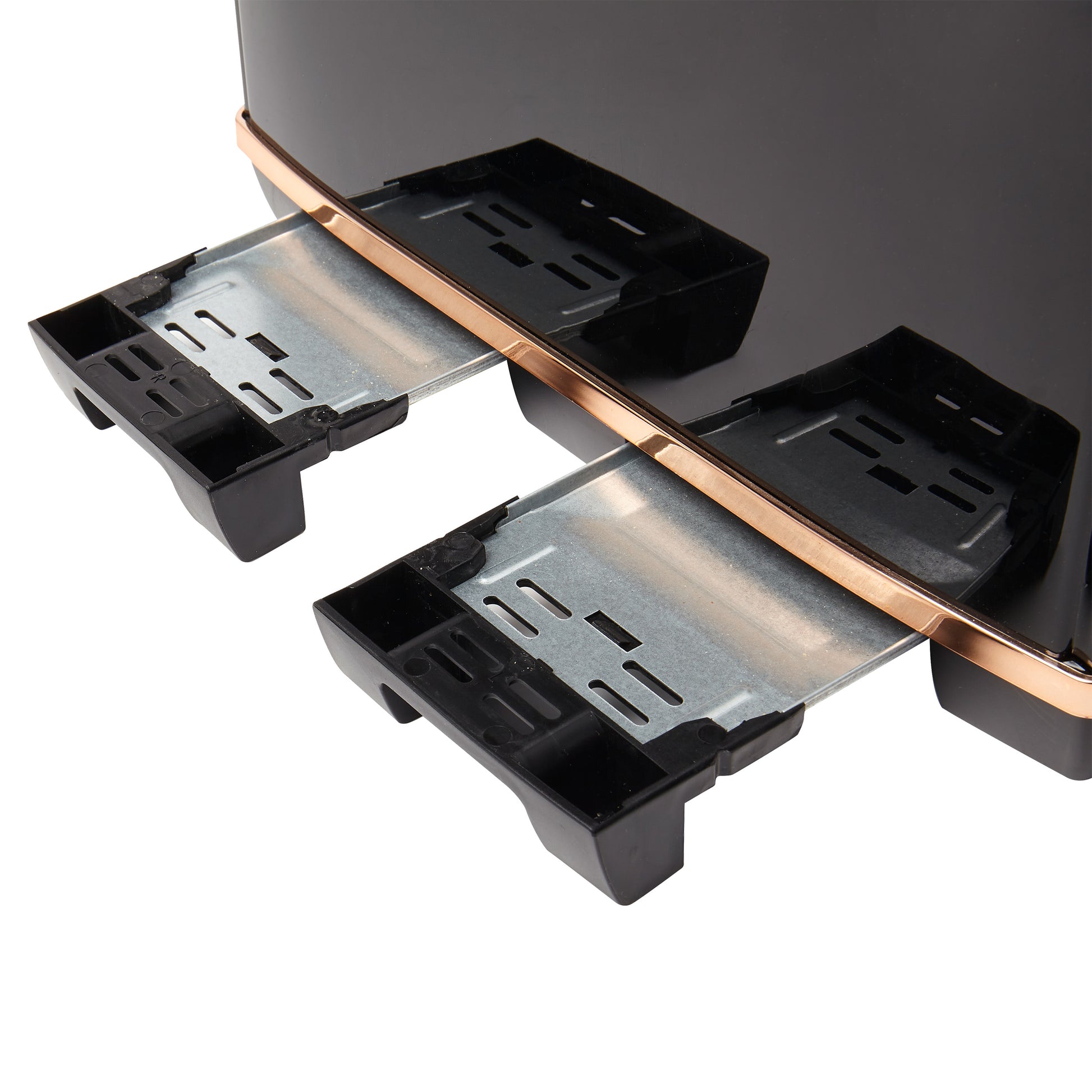 Haden Salcombe Black and Copper 4 Slice Toaster Toasters Haden