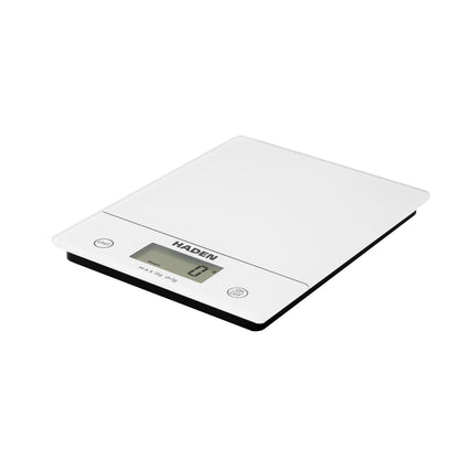 White Digital 5kg Slim Line Kitchen Scales Kitchen Sabichi Homewares Ltd
