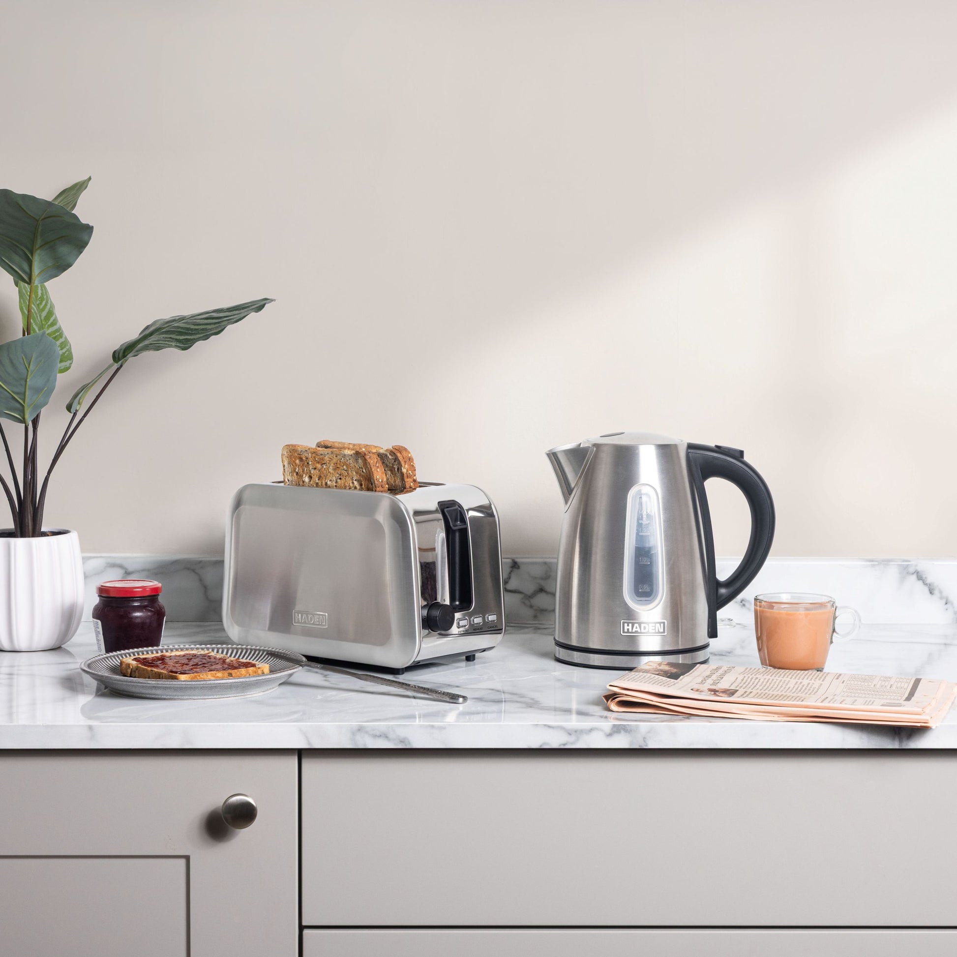 Haden Stoke Kettle and Toaster Bundle Bundle Haden