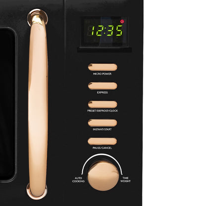 Haden Black & Copper Microwave Microwave Ovens Haden