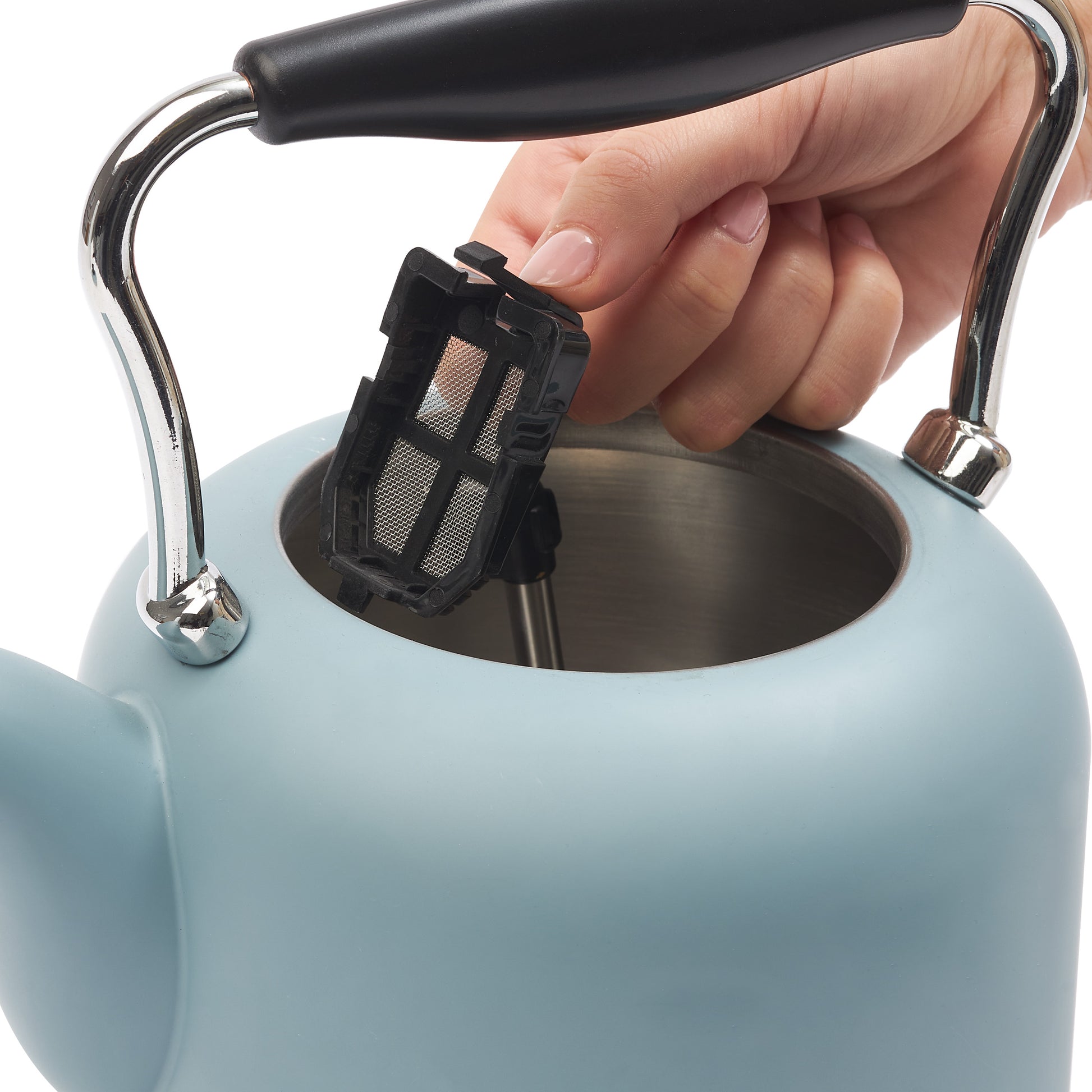 Haden Highclere Poole Blue Kettle Electric Kettles Haden