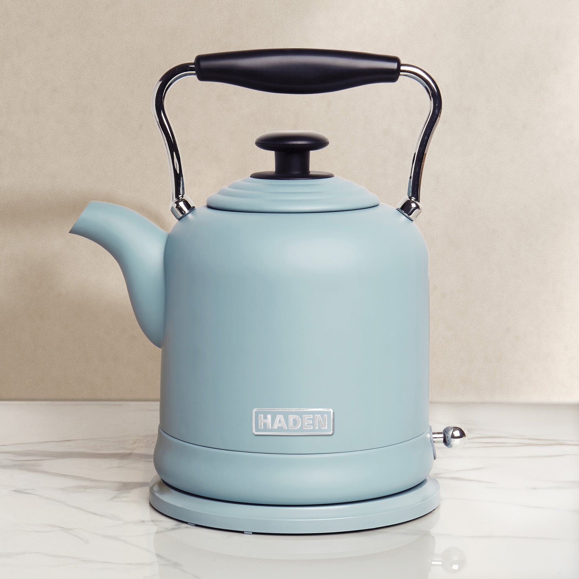 Haden Highclere Poole Blue Kettle Electric Kettles Haden