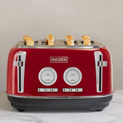 Haden Jersey Red 4 Slice Toaster Toasters Haden