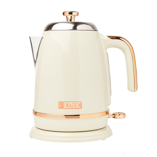 Haden Salcombe Cream and Copper Kettle Electric Kettles Haden