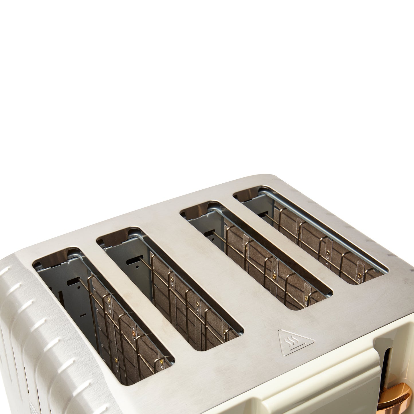 Haden Salcombe Cream and Copper 4 Slice Toaster Toasters Haden