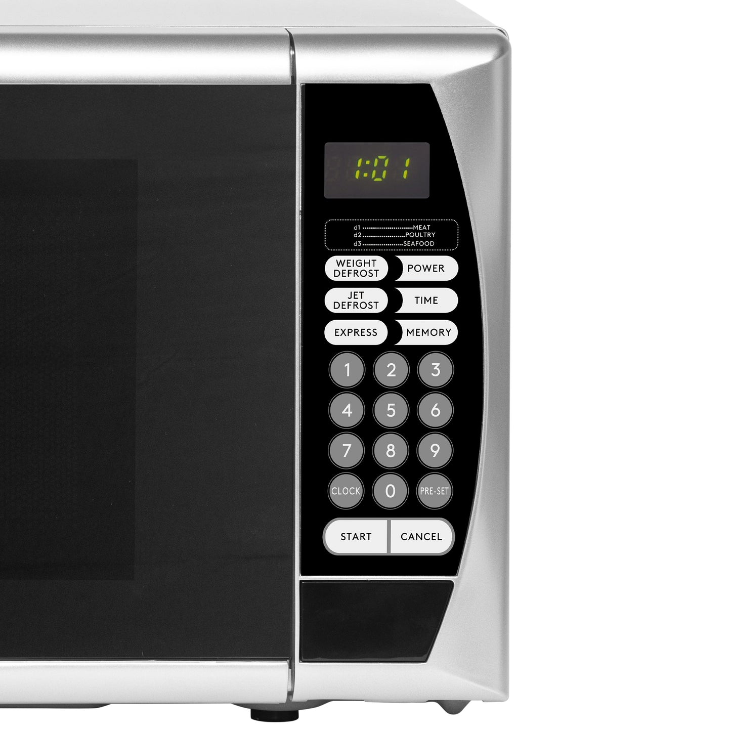 Haden 20L 800W Silver Microwave Microwave Ovens Haden
