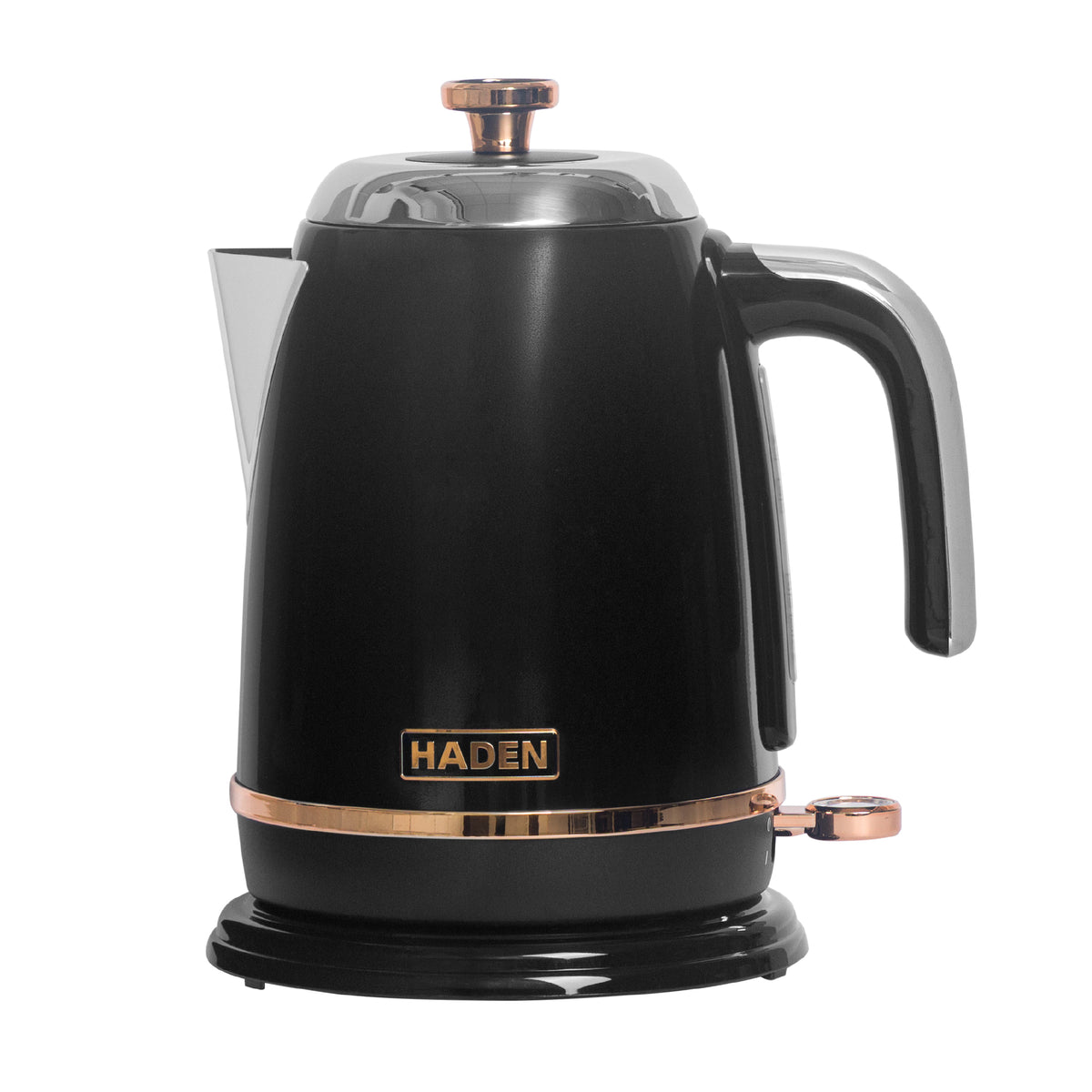 Haden Salcombe Kettle – Black & Copper Electric Kettles Haden