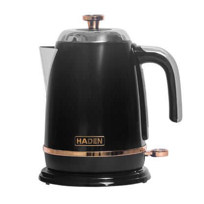 Haden Salcombe Kettle – Black & Copper Electric Kettles Haden