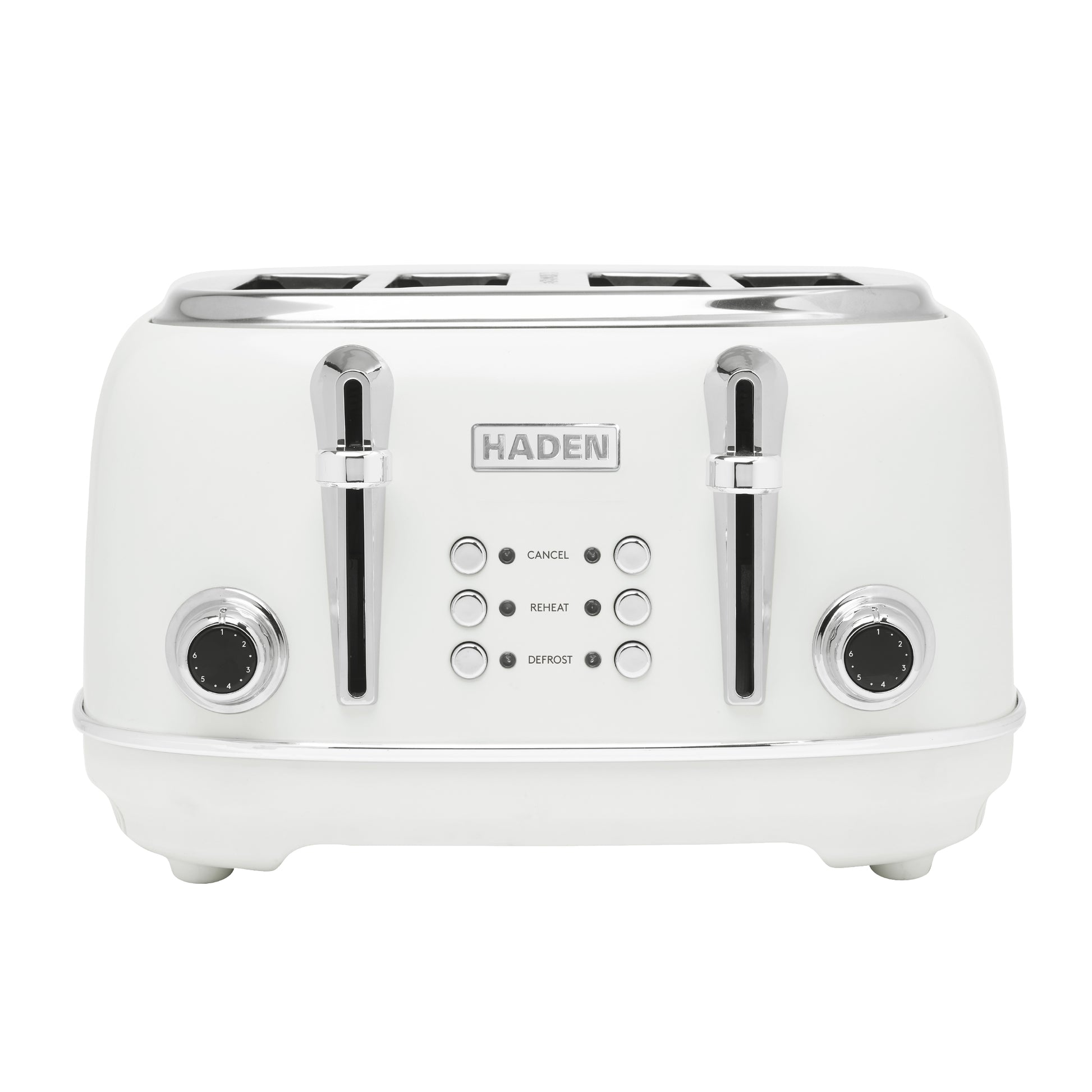 Haden Heritage 4 Slice Toaster – Ivory White Toasters Haden