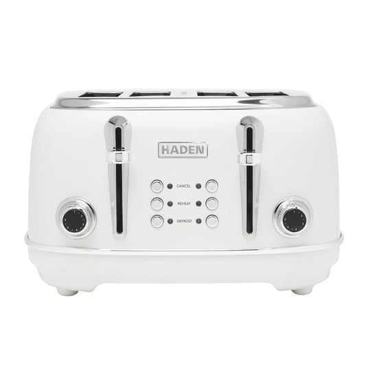 Haden Heritage 4 Slice Toaster – Ivory White